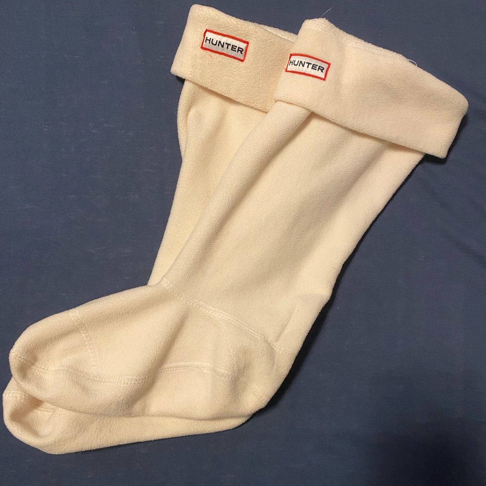Hunter fleece tall boot socks size M